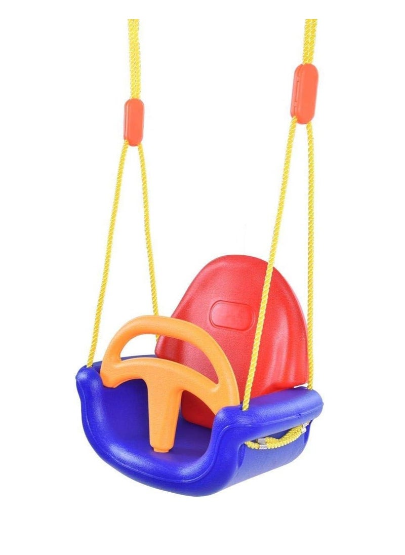 3-In-1 Baby Swing Seat, Toddler Swing, Anti-Flip Snug & Secure Detachable Infants To Teens Kids Swing Seat For Outside Playground
