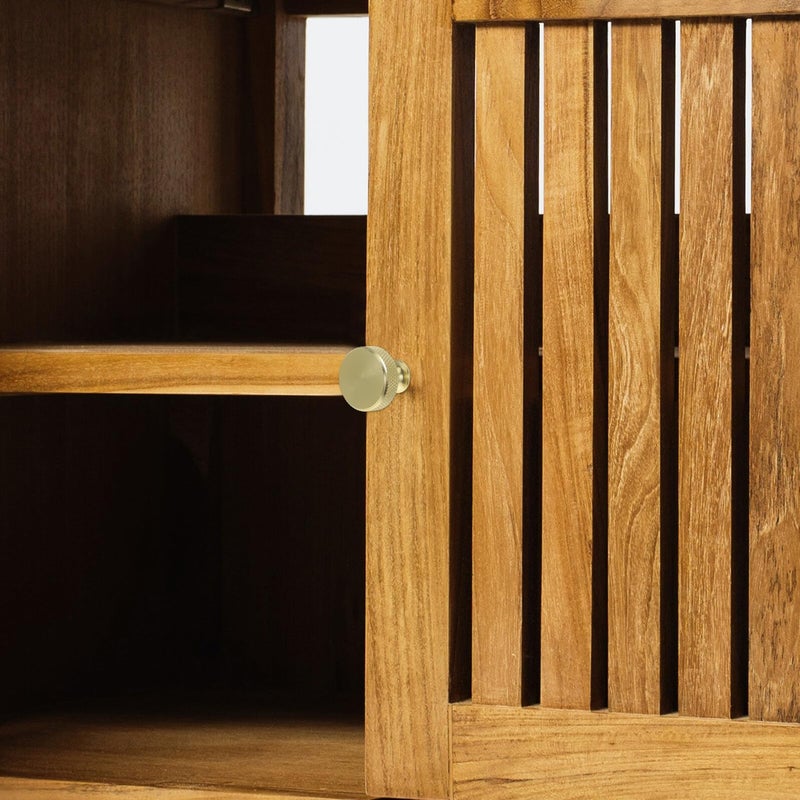 مقبض درج من سبيكة الألومنيوم الذهبي بمقبض خزانة بفتحة واحدة لمطبخ وحمام الأثاث - Image 5