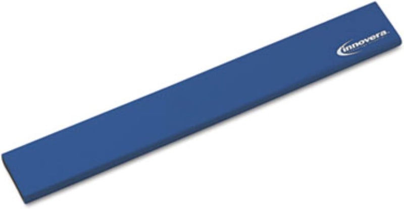Innovera IVR52457 LatexFree Keyboard Wrist Rest  Blue - Image 2