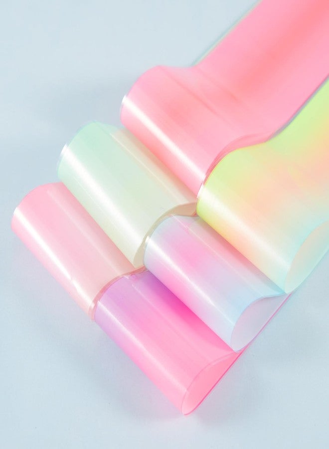 SILPECWEE 2 Boxes Nail Foil - Fluorescence and Aurora, Holographic Nail Art Foil Transfer Colorful Nail Stickers Fingernail Wraps Nail Art Decoration Accessories - Image 2