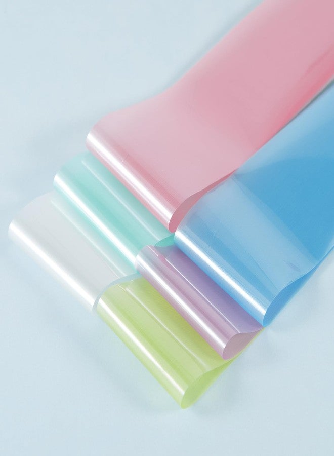 SILPECWEE 2 Boxes Nail Foil - Fluorescence and Aurora, Holographic Nail Art Foil Transfer Colorful Nail Stickers Fingernail Wraps Nail Art Decoration Accessories - Image 5