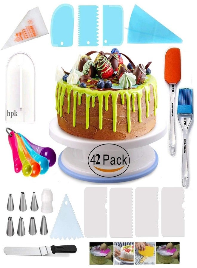 HPK 42 Pro Pack Cake Making Supplies Decoration Sculpting Tools & Accessories Set Multi Color (Code-hpk-0ak8) - Image 1