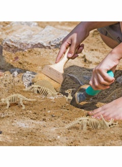 Y&D Dinosaur Fossil Skeletons,Figures Dino Bones,Dinosaur Skeleton Toys for Sand Dig,Science Play,Party Favor,12 Styles,36 Pack  - Image 3