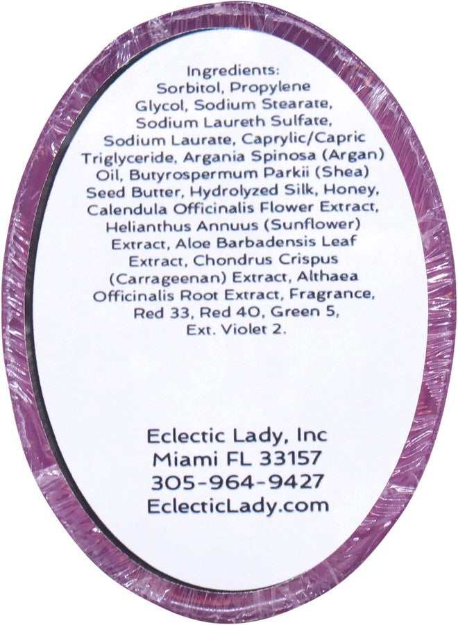Eclectic Lady Lilac Shampoo Soap Bar with Pure Argan Oil, Silk Protein, Honey Protein and Extracts of Calendula Flower, Aloe, Carrageenan, Sunflower - 4 oz Bar - Image 5