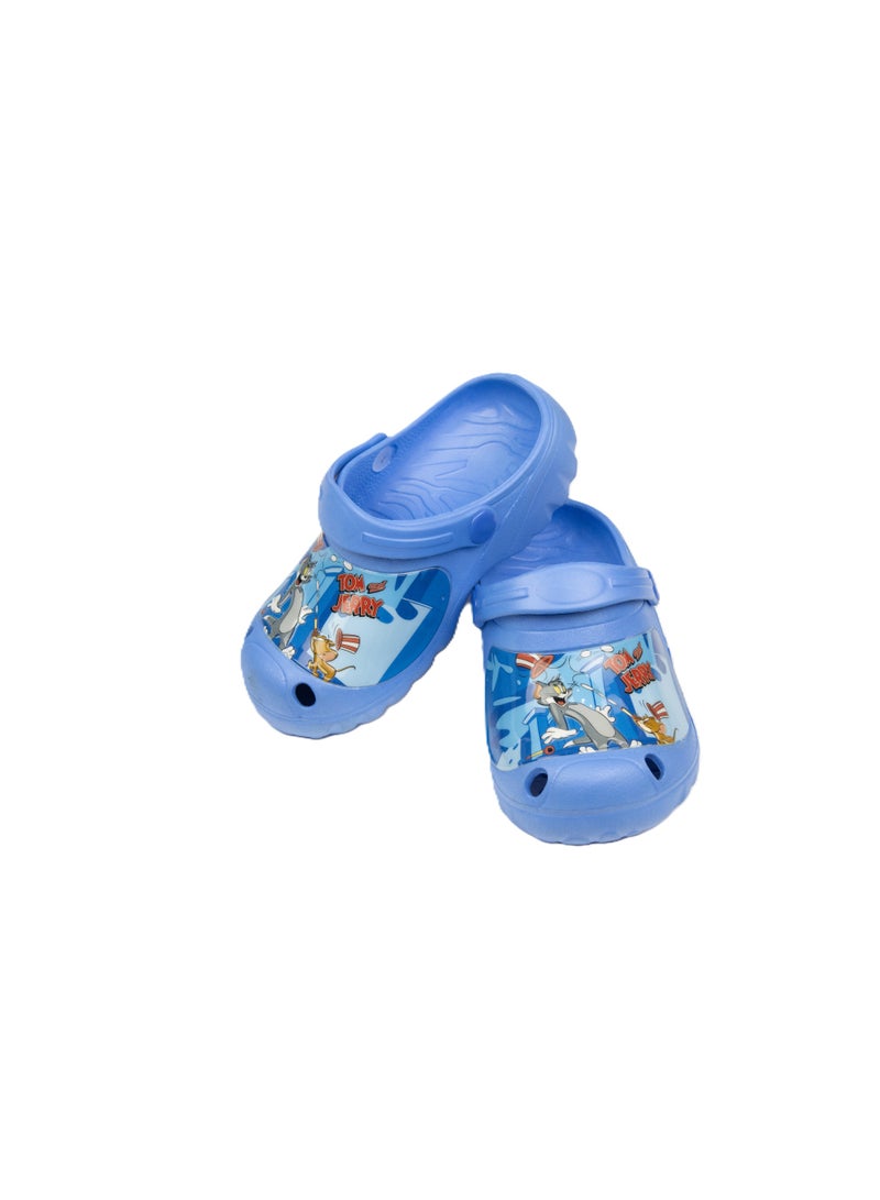 Tom And Jerry Tom & Jerry Kids Clogs – Comfortable & Lightweight Slip-Ons for Boys – Blue - Image 3