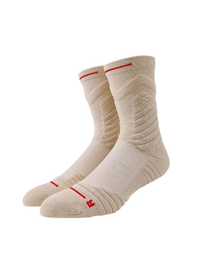 KUYING Fashion Anti Slip Breathable Sports Socks Six Piece Set 