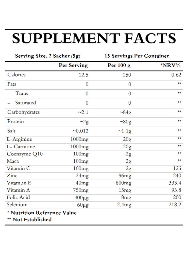 ناتفيتا ليداكس برو للرجال لتحسين الخصوبة – مكمل غذائي متعدد الفيتامينات والمعادن | 30 كيس بنكهة الليمون - Image 4