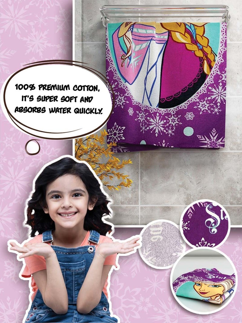 Athom Living Disney Frozen Bath Towel 350 GSM 60x120 cms - Image 3