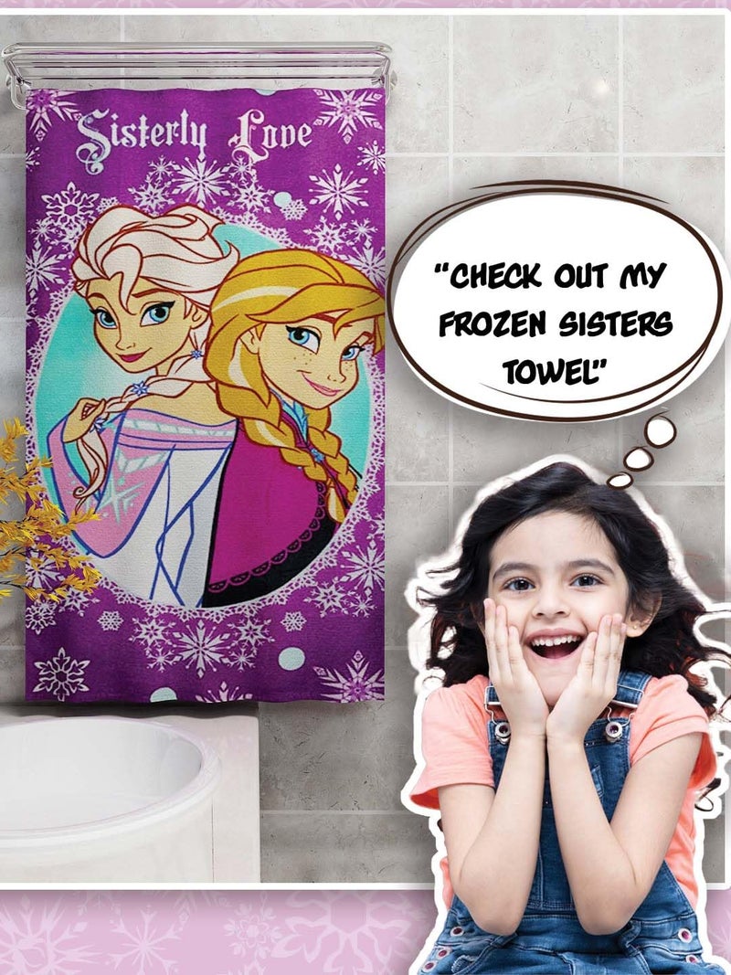 Athom Living Disney Frozen Bath Towel 350 GSM 60x120 cms - Image 2