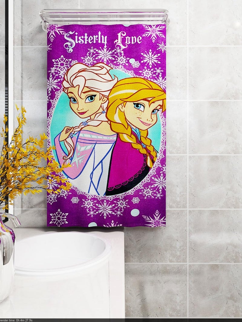 Athom Living Disney Frozen Bath Towel 350 GSM 60x120 cms - Image 1