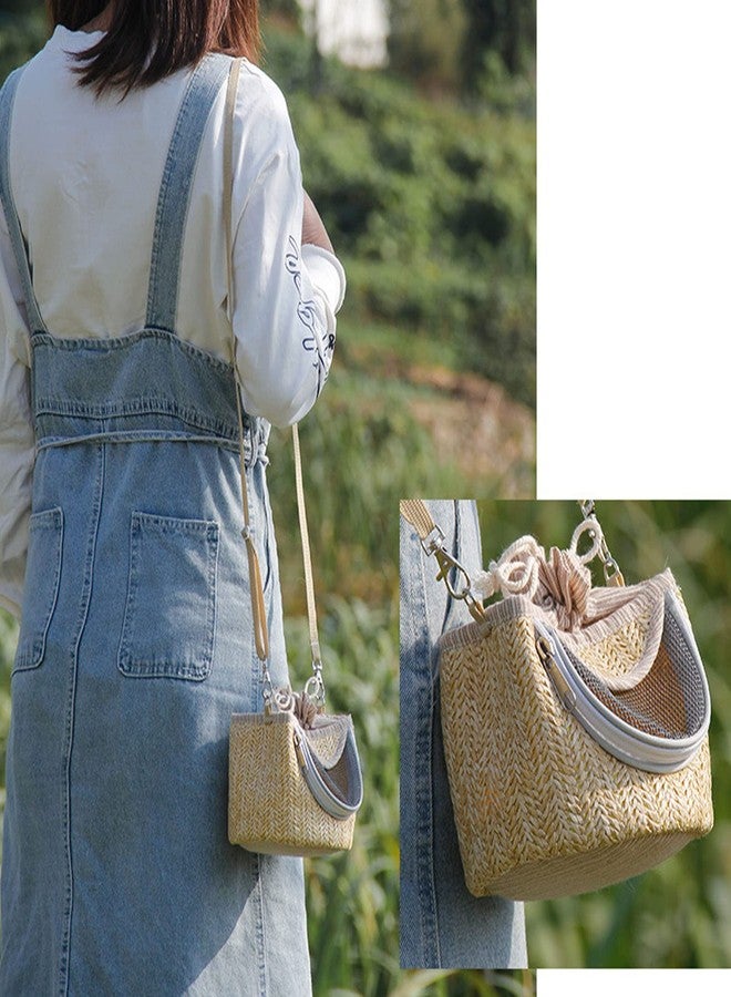 ناروت حقيبة حمل الحيوانات الأليفة الصغيرة من ناروت، حقيبة كتف أنيقة وناعمة وجيدة التهوية للهامستر، دافئة للدب الذهبي أو السنجاب الطائر (لون قهوة فاتح) - Image 3