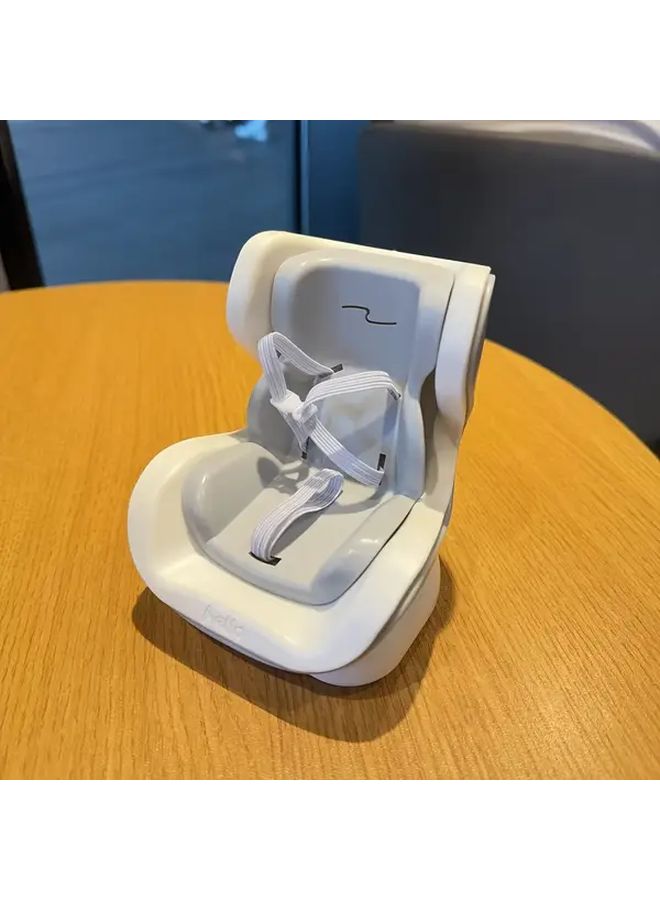 Yellowish White Wall Mounted Car Doll Seat Holder Organizer For Small Toys Portable Travel Storage With Secure Straps - Image 3