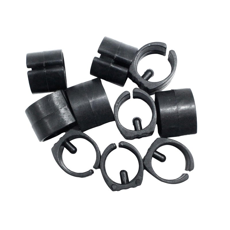 Eilumduo 10Pcs Black Plastic U-Shape Caps, 25Mm Dia. Chair Tubing Pipe Foot Cap Floor Glides Cover Tips For Furniture Leg - Image 5