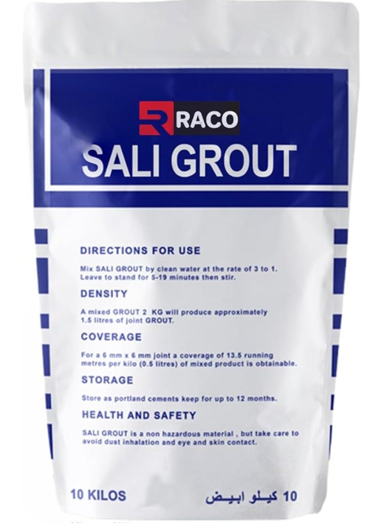 RACO RACO Sali Tile Glue 20kg | Waterproof Tile Grout for all Interior and Exterior Grouting Application. (White)  - Image 2