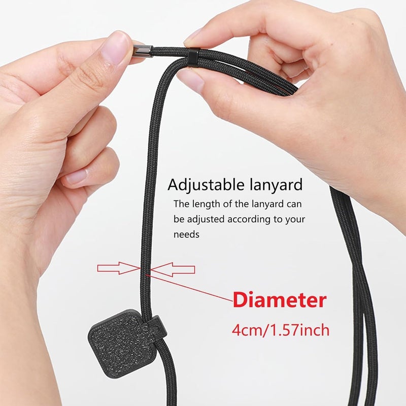 فراتيرنايز For DJI Mic Mini Clip Magnetic Mounting Accessories,Magnetic Neck Adjustable necklace lanyard - Image 2