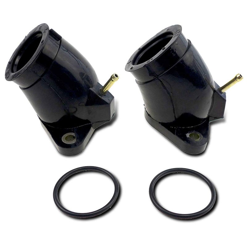 Carburetor Intake Manifold Boot for Yamaha XVS650 V-star vstar 650 XVS650A Classic Midnight Custom XVS650AT Silverado 1998-2010, with Boot Joint Interface Washer