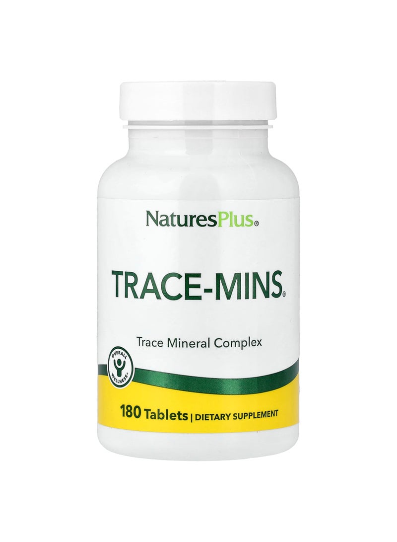 Trace-Mins, Trace Mineral Complex, 180 Tablets
