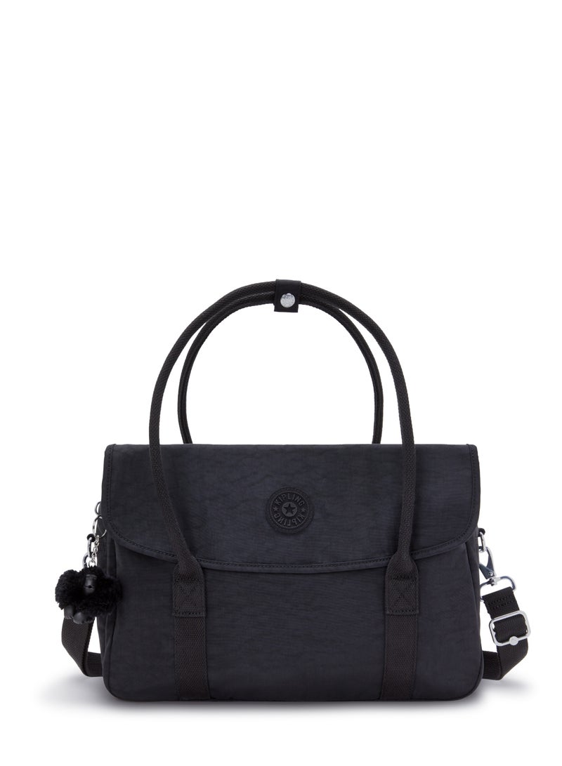 kipling Basic Superworker Small Laptop Bag Black Noir - Image 1