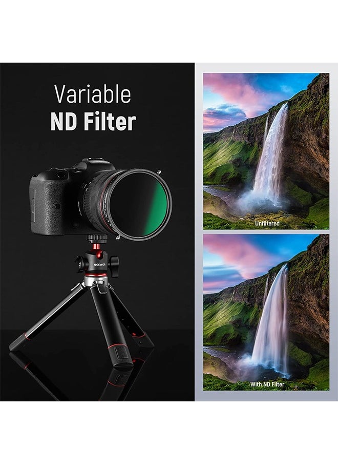 NEEWER 2 in 1 67mm Variable ND Filter ND2–ND32&CPL Filter(Circular Polarizer Filter) No X Cross/30 Layer Nano Coated/HD Optical Glass/Ultra Slim Aluminum Alloy Frame/Water Repellent/Scratch Resistant - pzsku/ZDB429A97A2FF0BB08888Z/45/1741106642/40a70c99-4d07-49cd-9e06-cb199d6c479c