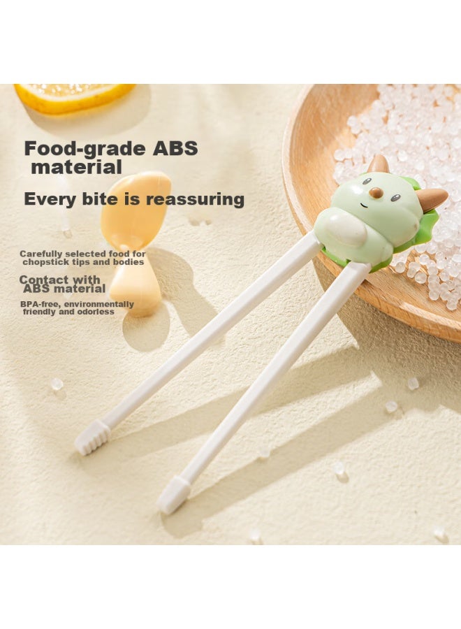 GRASEY Guangyi Children's Chopsticks, Training Chopsticks, Learning Chopsticks, Second Stage Baby Home Use Children's Tableware, Beige Gy7349 - Image 1