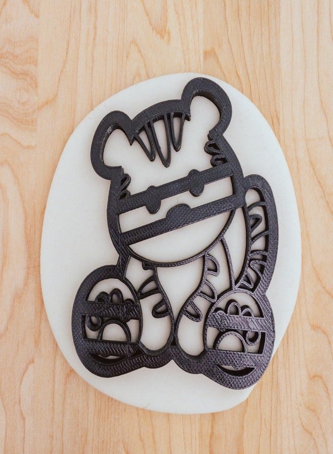 EROTNGO Tiger Baby Cookie Fondant Clay Detailed Cutter India Cookie Mold for Shaping Cute Animal Themed Treats for Baby Shower Birthday Cakes Cupcakes DIY Baking Decoration Craft Supplies - Image 2