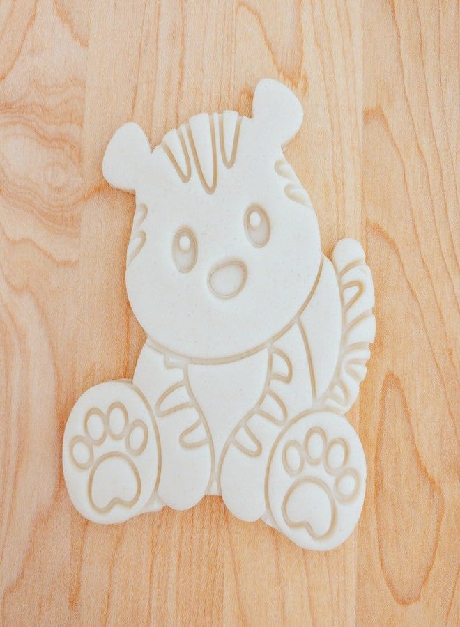 EROTNGO Tiger Baby Cookie Fondant Clay Detailed Cutter India Cookie Mold for Shaping Cute Animal Themed Treats for Baby Shower Birthday Cakes Cupcakes DIY Baking Decoration Craft Supplies - Image 4
