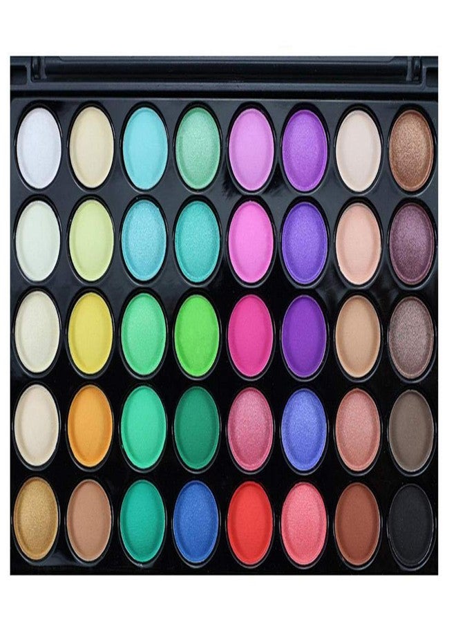 Futaba Mixed Colours Matte/Glitter Eyeshadow Pallete - 40 Colours - Image 3