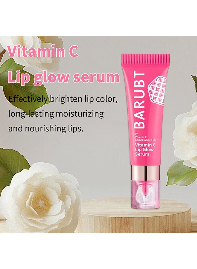 vitamin c lip glow serum FDA】LBLS Vitamin C Lip Brightening Serum Moisturizing Smoothing Lip Sensing  Lines Lip glow serum