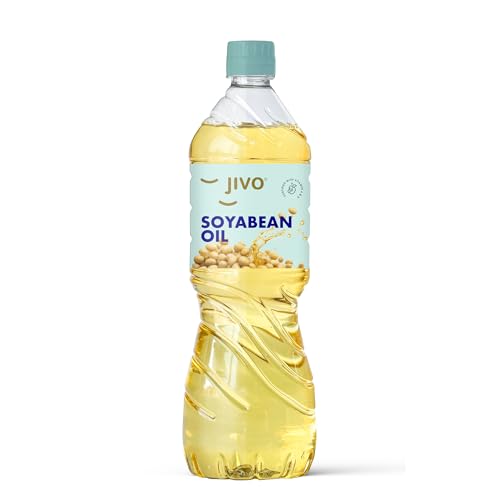 Jivo Cooking Edible Soyabean Oil 1 Litre | High in Omega-6 PUFA | Contains Tocopherols Natural Antioxidant | Suitable for Daily Cooking | - Image 1