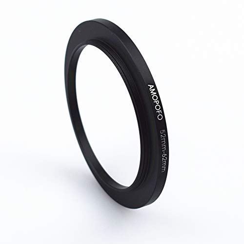 Amopofo 52 to 62mm /52mm to 62mm Step Up Ring Filter Adapter for UV,ND,CPL,Metal Step Up Ring,Compatible with All 52mm Camera Lenses & 62mm Accessories - Image 5