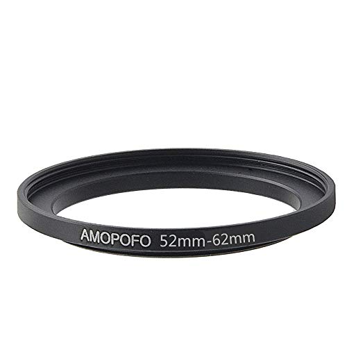 Amopofo 52 to 62mm /52mm to 62mm Step Up Ring Filter Adapter for UV,ND,CPL,Metal Step Up Ring,Compatible with All 52mm Camera Lenses & 62mm Accessories - Image 4