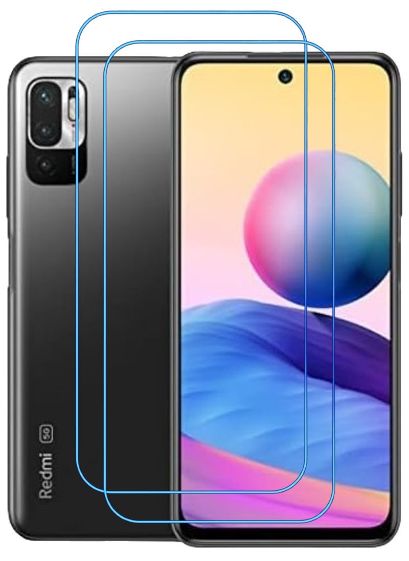 ACLIX 2 Pieces Antistatic ESD Dustproof Premium Quality High Definition Clear Tempered Glass Screen Protector Designed For Xiaomi Redmi Note 10 5G - Image 1