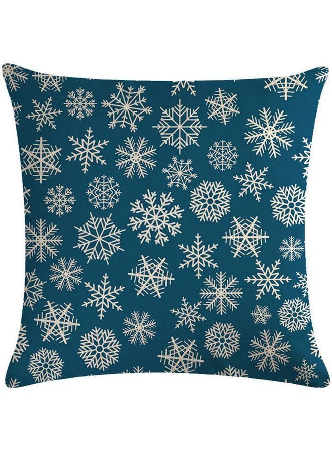 NIBEMINENT Cryogonal Cotton Cushion Cover Blue/White