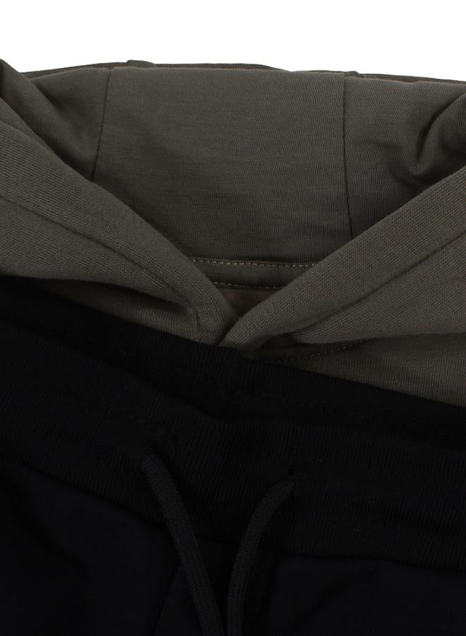 Boys Cotton Two-Piece Outfit Set – “Contemp. Minimalism” Print - Image 3