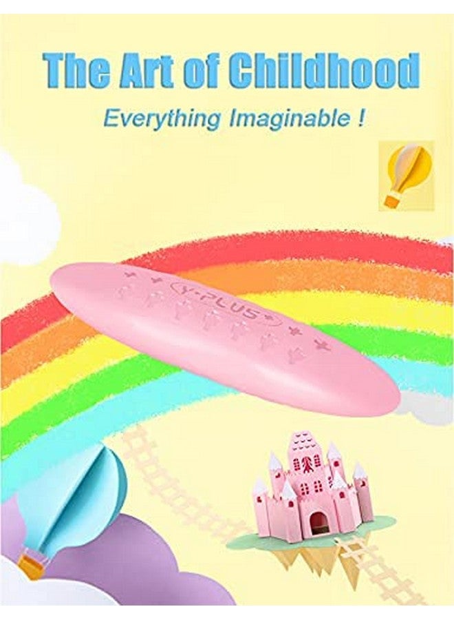 YPlus Peanut Crayons For Kids 24 Pastel Colors Washable Toddler Crayons Non Toxic Baby Crayons For Ages 2 4 1 3 4 8 Coloring Art Supplies - Image 2