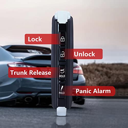 Aichiyu Remote Key Fob Case Keyless Entry Car Key Shell Cover Housing Replacement for Mazda CX-5 2019 2020 2021 2022 CX-9 6 MX-5 Miata WAZSKE13D03 - Image 2