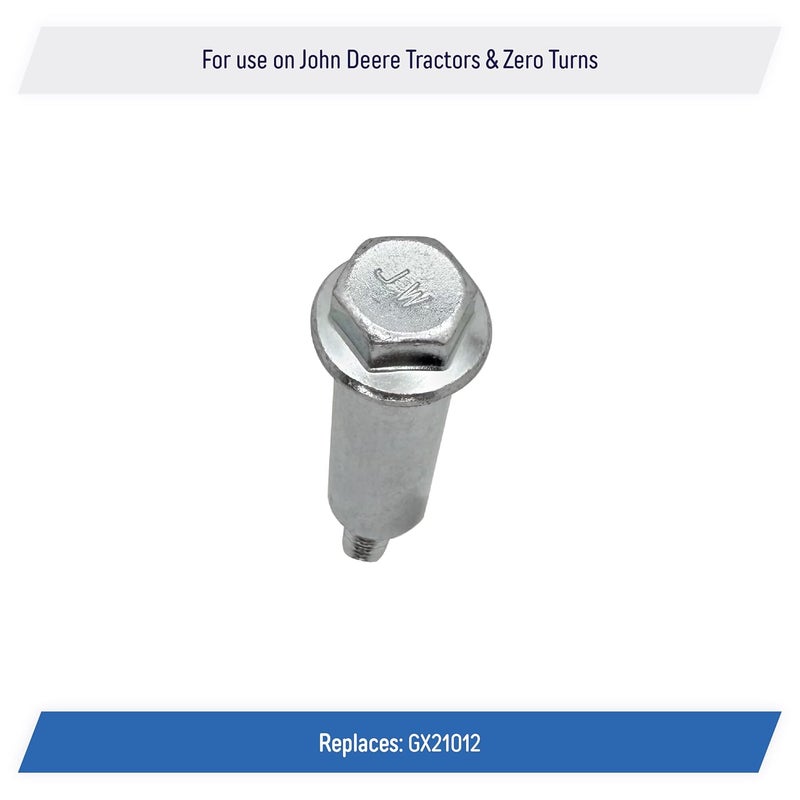 AA Gauge Wheel Shoulder Bolt Screw Replacement for John Deere Ztrak Eztrak - GX21012 (2 Pack) - Image 2