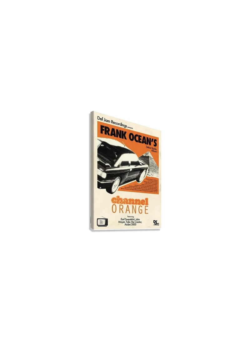 TNESSENTIAL FRANK OCEAN   CHANNEL ORANGE   CANVAS POSTER