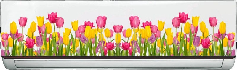 Rangeele '3D Nature Flower'' AC Cover Sticker (96.5 cm x 30.2 cmx 24.1 cm) - Image 1