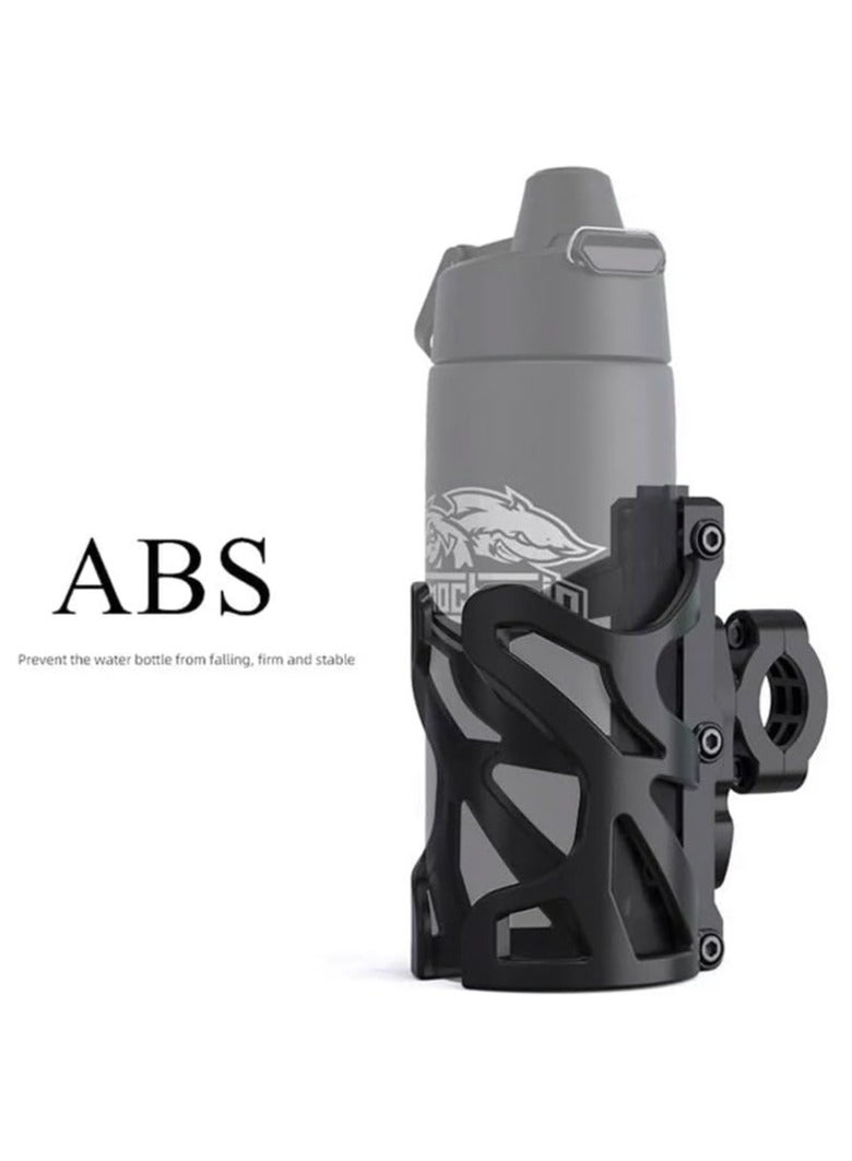 Soofam حامل أكواب قابل للتعديل للدراجات النارية والدراجات الهوائية، حامل زجاجة ماء عالمي للدراجات الكهربائية والسكوترات، بلاستيك ABS - Image 3