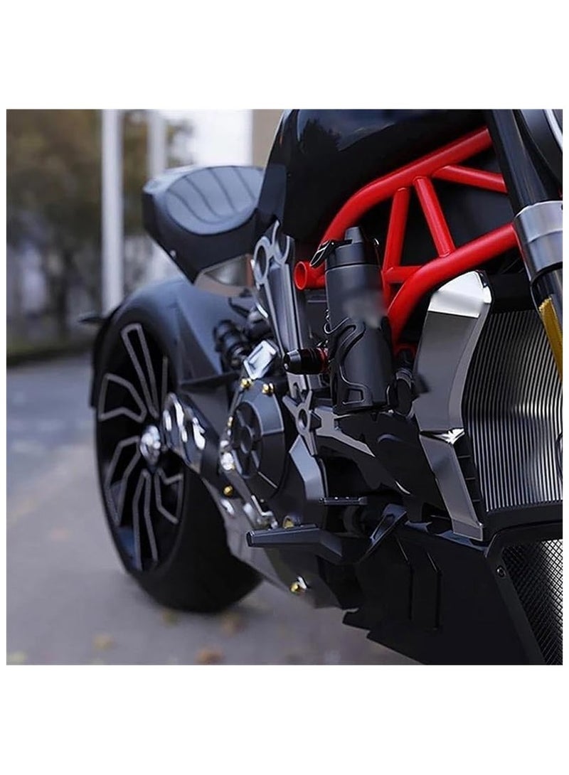 Soofam حامل أكواب قابل للتعديل للدراجات النارية والدراجات الهوائية، حامل زجاجة ماء عالمي للدراجات الكهربائية والسكوترات، بلاستيك ABS - Image 4