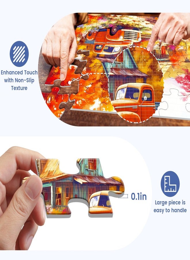 WSCXSC 6 Pack 36 Large Piece Puzzle for Seniors Puzzles Dementia Alzheimer's Products and Activities for The Elderly Adults Puzzles Alzheimer's Easy Puzzles Gift Memory Games for Patients in Nursing Home - Image 3