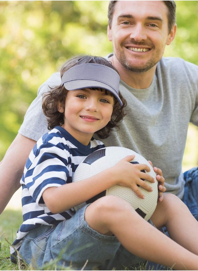 Generic 4 Pieces Kids Sports Sun Visor Hats Empty Top Baseball Cap Running Tennis Hats - Image 2