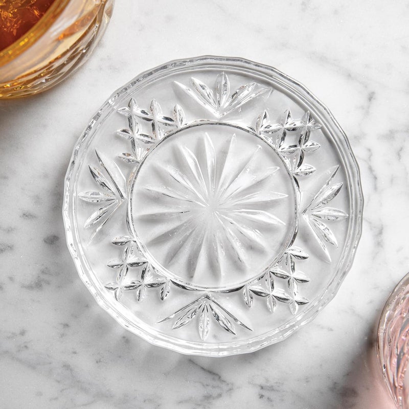 Godinger Dublin Set of 4 Crystal Coasters - Image 2