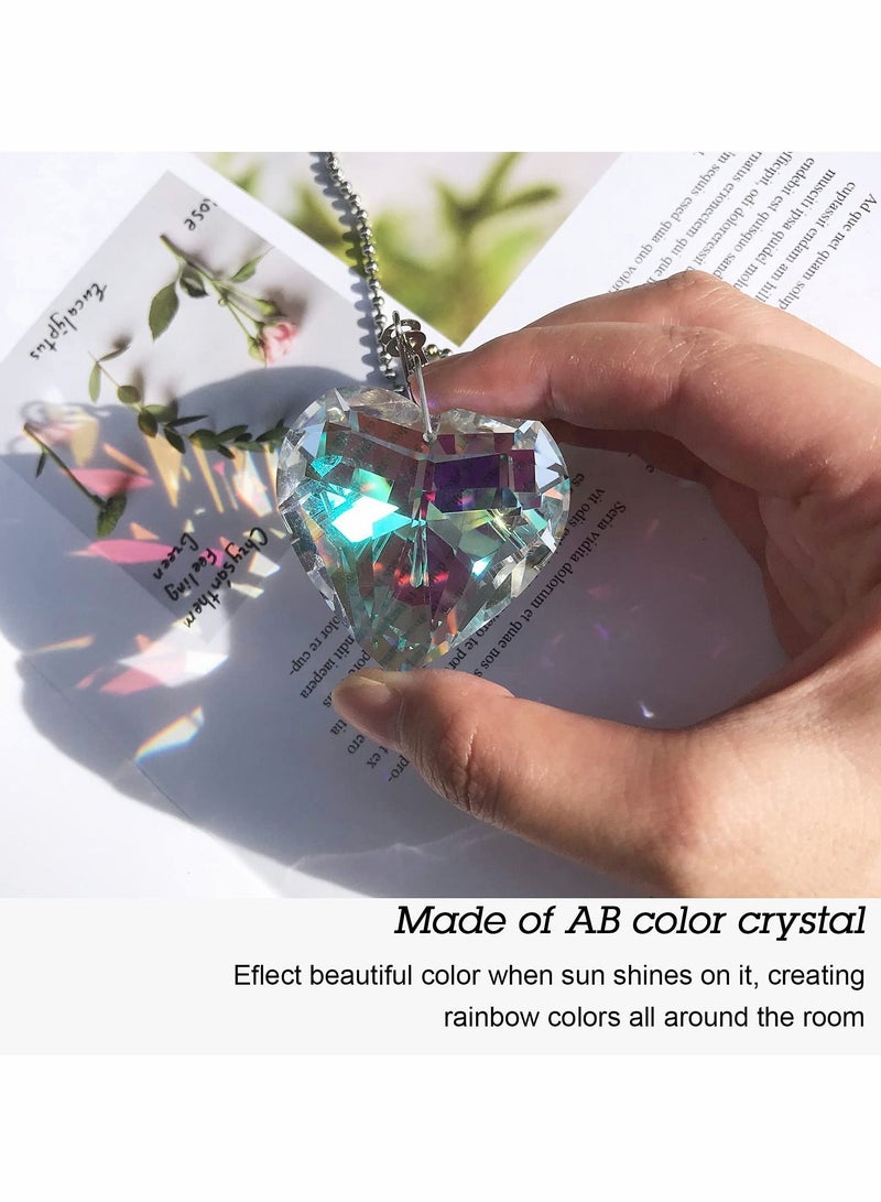 Loquat Ceiling Fan Pull Chain Rainbow Maker Extension with Connector for Bathroom Toilet Light (Heart) - Image 3