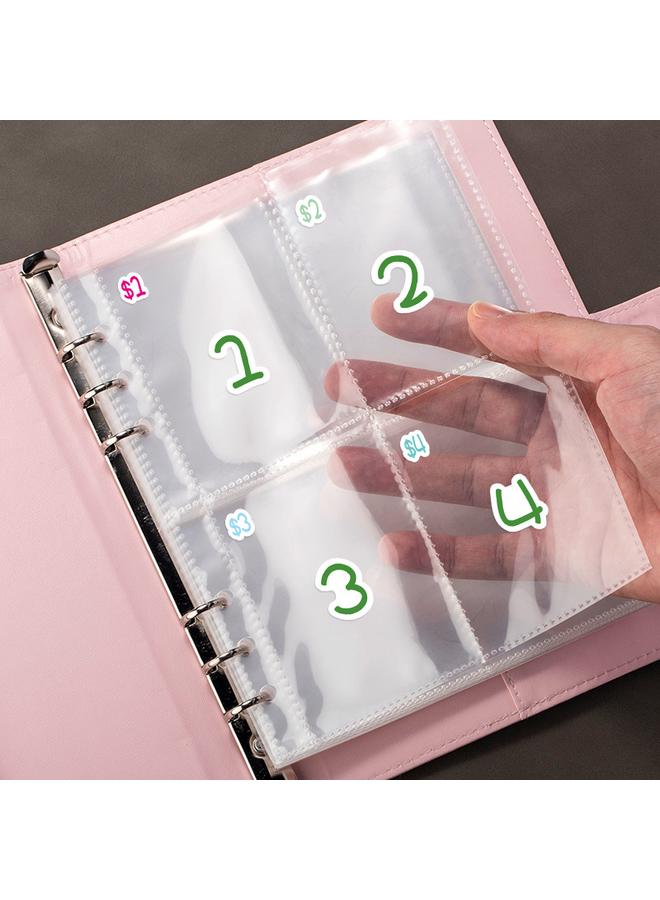 Bluejw Loose-leaf Ben Couple 100 Days Challenge Saving Money Saving Notebook Loose-leaf Handbook - Image 4