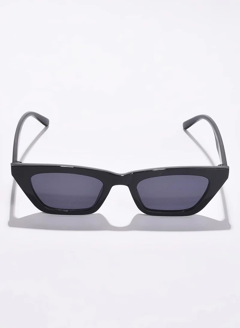 Haute Sauce Black Lens Black Butterfly Sunglasses