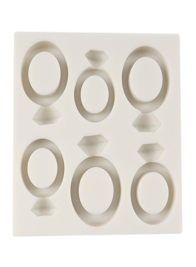 QDMOLDS قوالب سيليكون على شكل خاتم ألماس من QDMOLDS، قالب فوندان للزفاف والخطوبة، قالب حلوى شوكولاتة لتزيين كعكة الزفاف، قالب تزيين الكب كيك، قالب سكر، قالب عجينة السكر، قالب طين بوليمر - Image 4