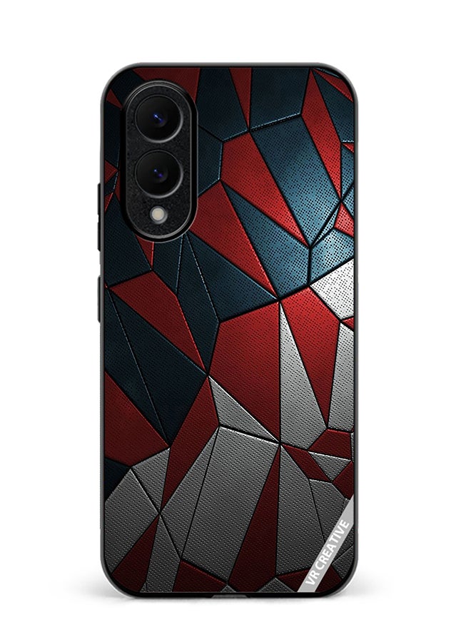 VR CREATIVE Protective Case Cover For Samsung Galaxy S25 Edge Abstract Design Multicolour