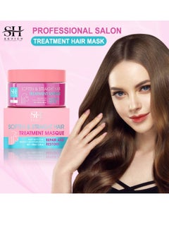 Sevich 100ml Soften and Straight Hair Treatment Mask Repair and Restore Dry Damaged Hair Follicles Deeply Moisturizing Hydrating Hair Treatment Mask Smoother Softer Stronger and Straightener Hair Mask  - Image 3